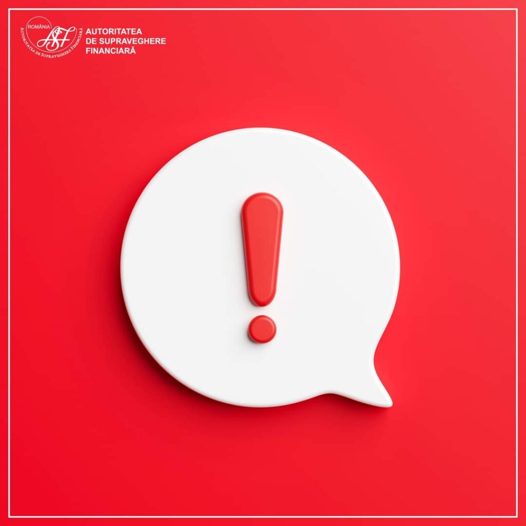 STOP FRAUDELOR ONLINE! Toți românii trebuie să fie foarte atenți în mediul online STOP FRAUDELOR ONLINE! Toți românii trebuie să fie foarte atenți în mediul online, Autoritatea de Supraveghere Financiară (ASF) atrage atenția