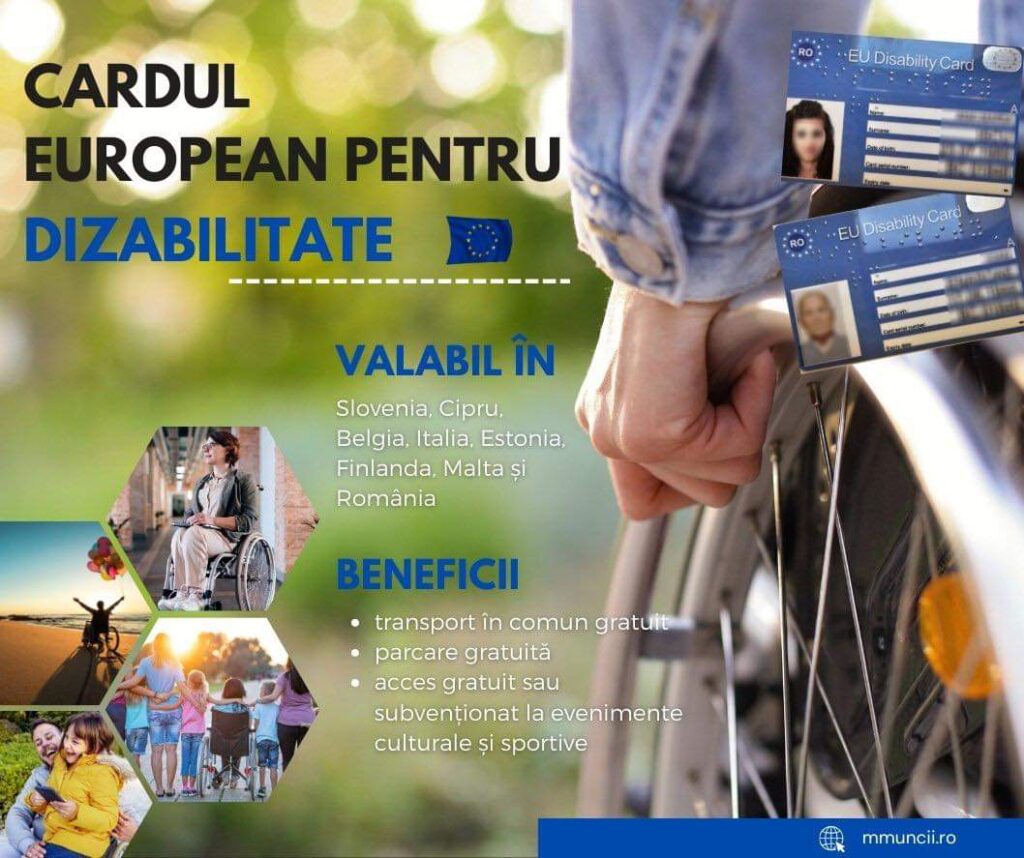 Cardul European pentru Dizabilitate și ce beneficii aduce