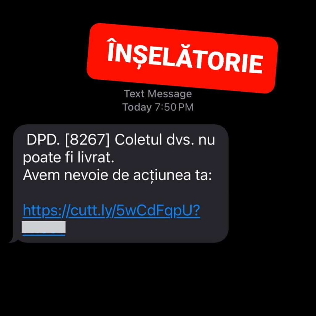 MARE ATENȚIE! Mesajele de la curieri sau site-uri de online shopping sunt ceva obișnuit și mulți dintre noi le primim frecvent.