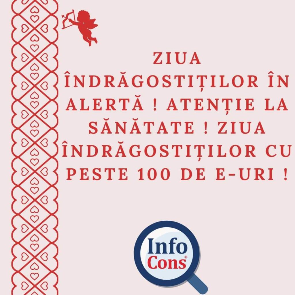 InfoCons atrage atenția  asupra  bomboanelor de  ciocolată ce se regăsesc pe piața din România, la 100g de mâncare putem ajunge chiar și la 169
