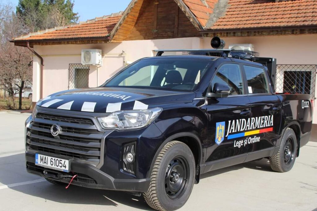Jandarmeria Dâmbovița și-a completat parcul auto cu o autospecială de intervenție ultramodernă