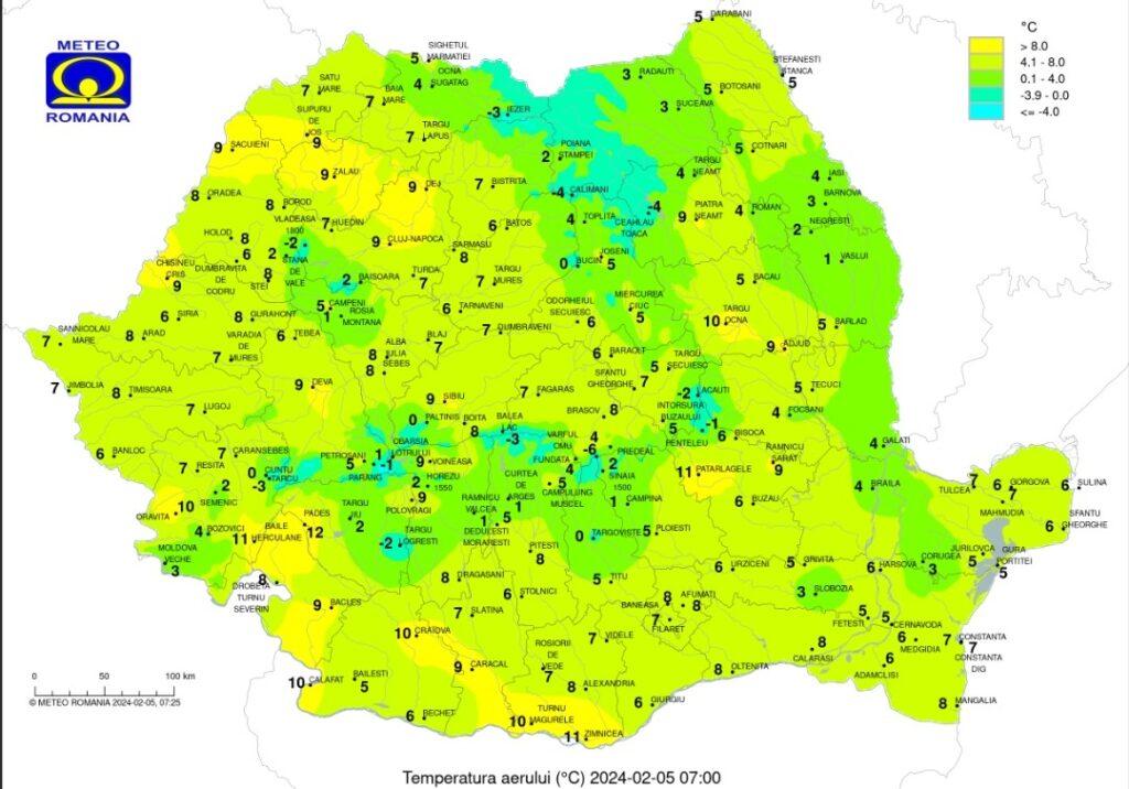 Două anotimpuri într-o zi în România, toată țara este sub COD GALBEN DE VÂNT, la munte va fi și ninsoare  însă în sudul ţării