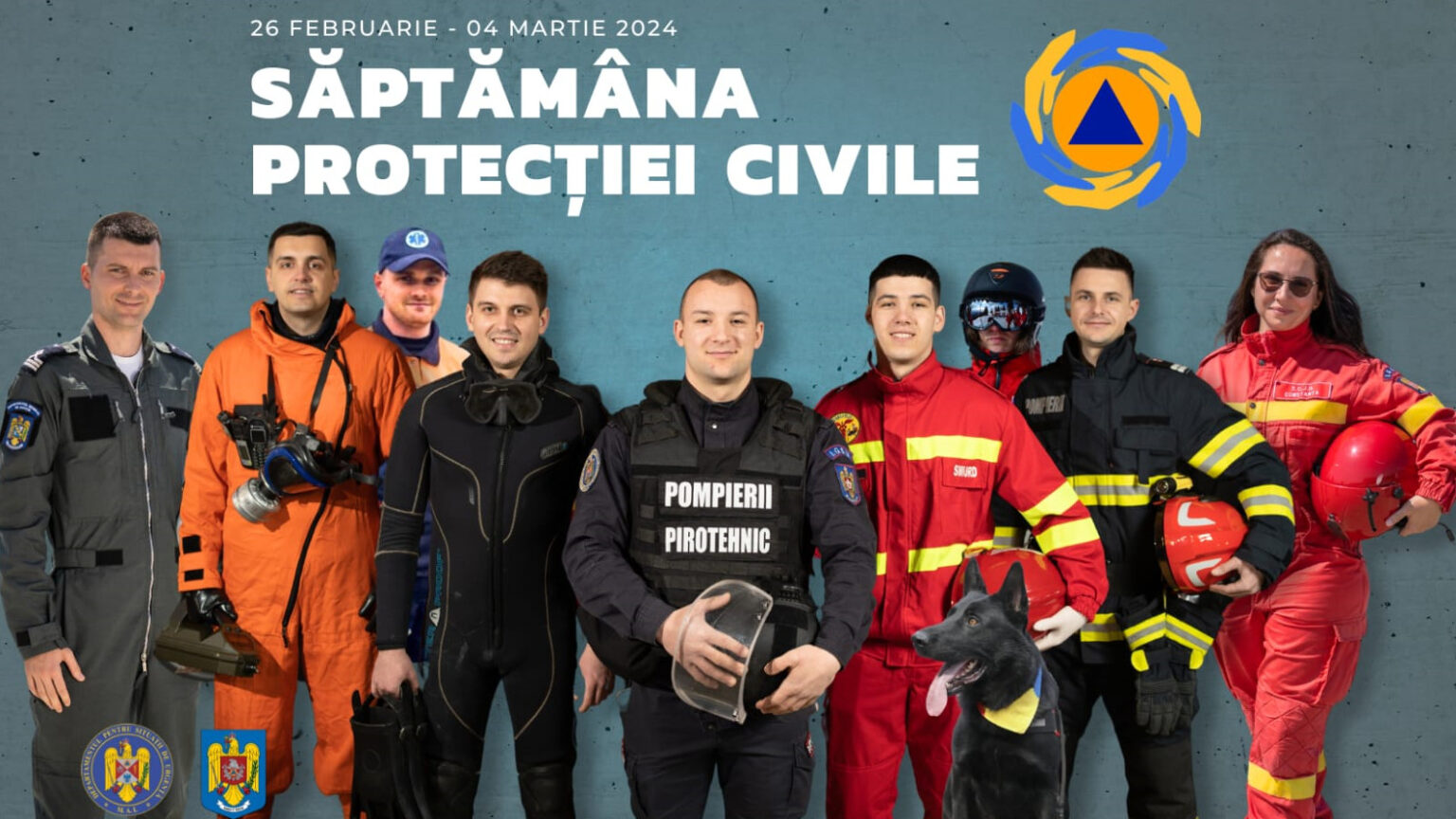 “Săptămâna Protecției Civile” la ISU Dâmbovița, în data de 28 februarie, se sărbătoresc 91 ani de la legiferarea Protecției Civile în România, dată la care