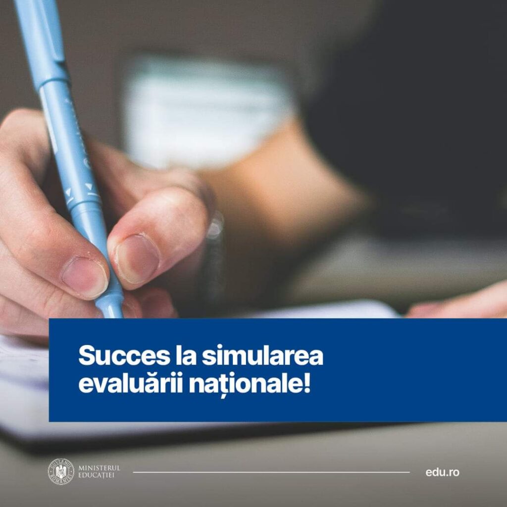 Subiectele la simularea evaluării naționale la matematică, succes elevilor de clasa a VIII-a,