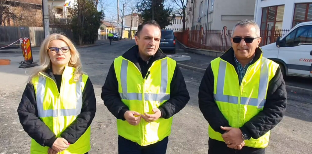 Mai multe străzi și troture din Târgoviște, sunt în plin proces de modernizare, străzile Ana Ipătescu, Mihai Eminescu