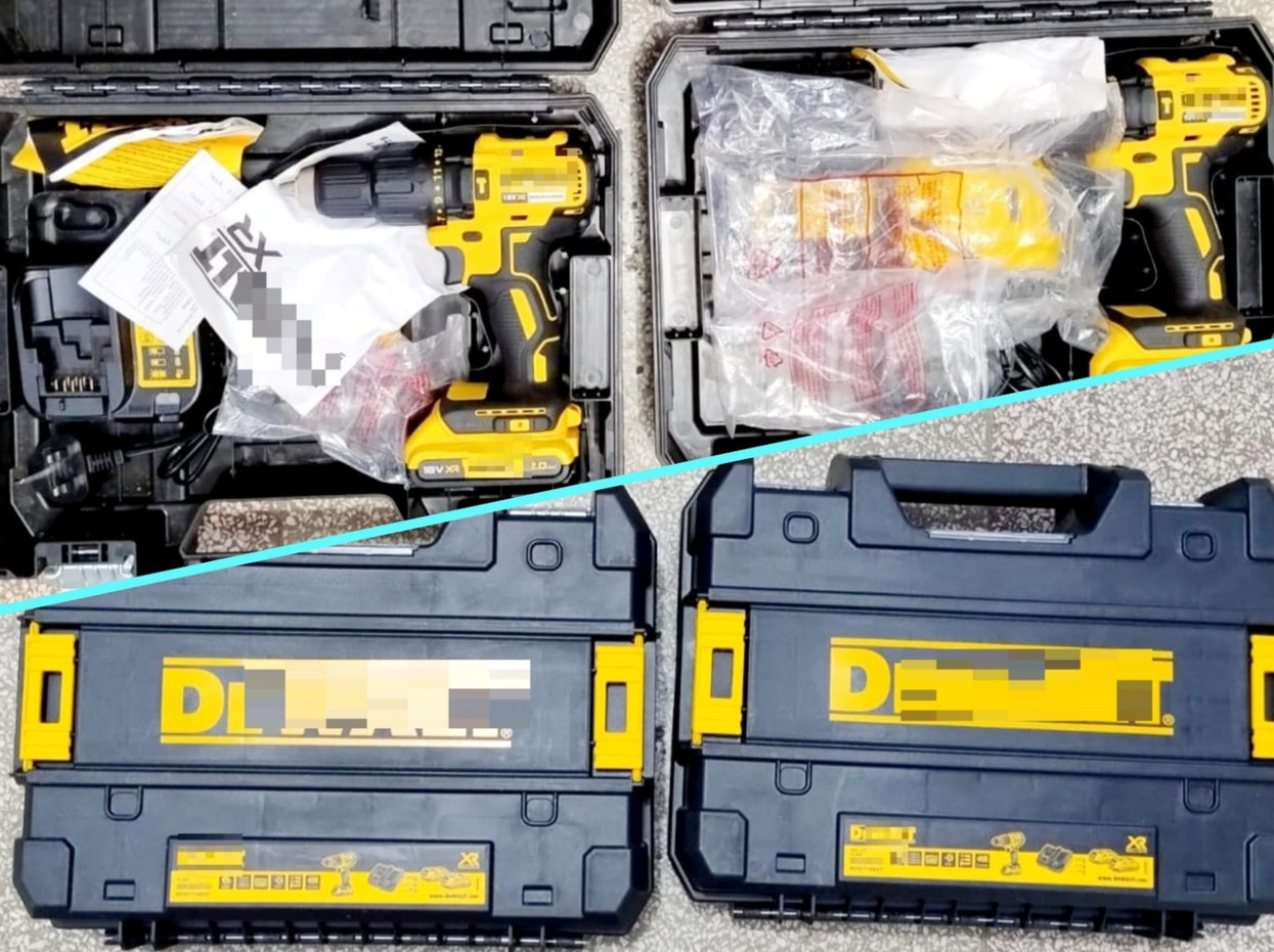 Produse contrafăcute, jandarmii dâmbovițeni au depistat în piața Bărăției din municipiul Târgoviște,