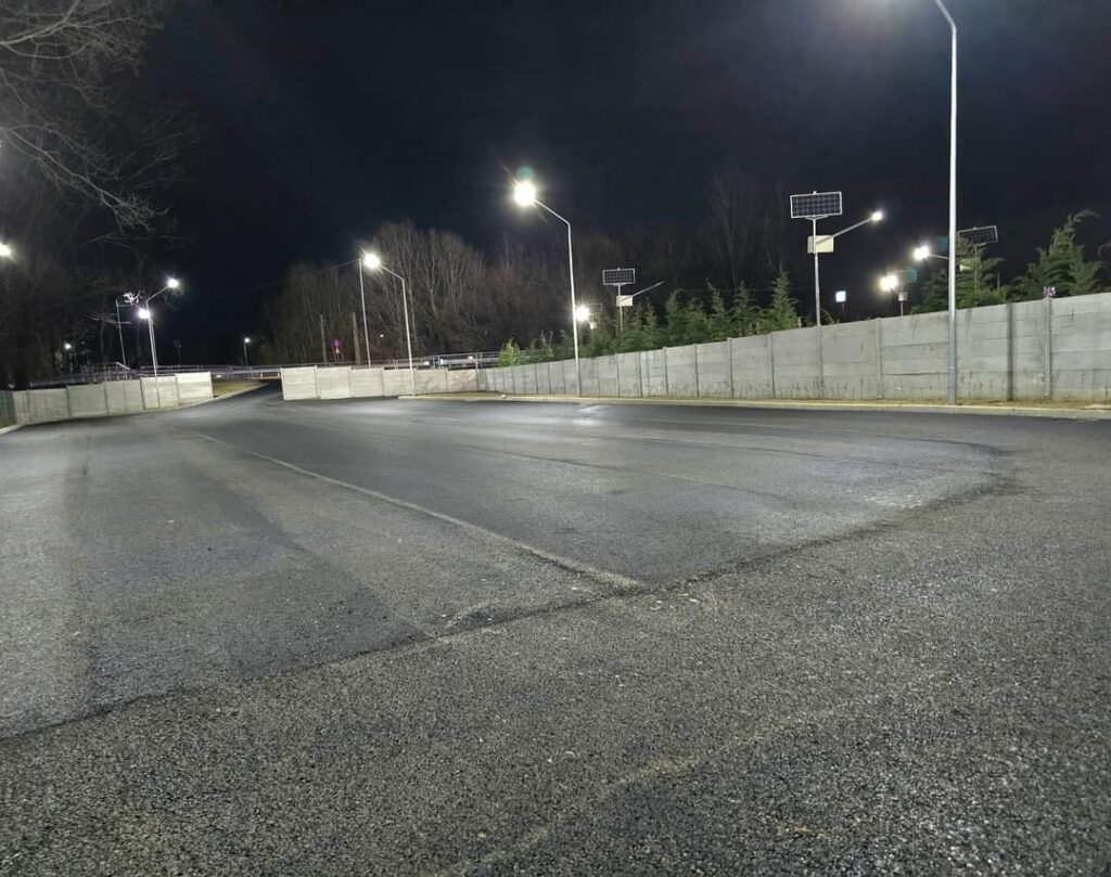 Noua parcare de pe strada Cornel Popa, care deserveste cel de-al treilea punct de acces în Parcul Chindia și Grădina Zoologic