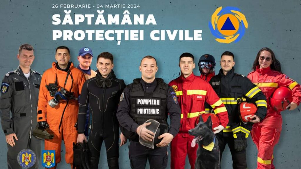 Final de Campanie  -  Săptămâna Protecţiei Civile, în  perioada 26 februarie – 04 martie 2024, Inspectoratul pentru Situații de Urgență