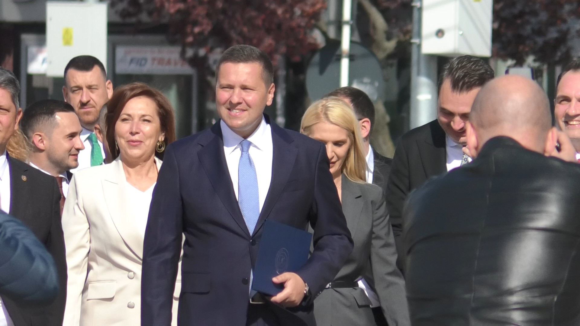 Depunerea candidaturii lui Corneliu Ștefan, pentru un nou mandat de președinte al CJ Dâmbovița, alături de echipa sa de consilieri județeni ai PSD Dâmbovița.