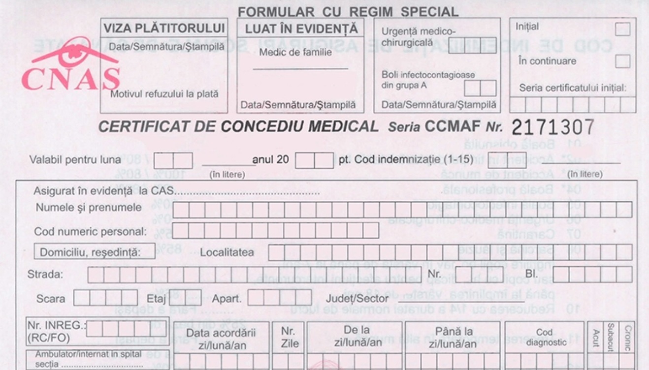 IMPORTANT! AFLĂ ce categorii de persoane vor fi scutite de la plata contribuției sociale pentru indemnizațiile de concediu medical.