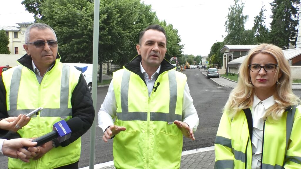 Strada Grigore Alexandrescu din Târgoviște, este în plin proces de  modernizare, primarul municipiului Târgoviște, Cristian Daniel Stan