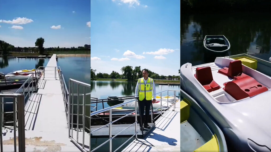 La finalul săptămânii,vă puteți plimba cu barca pe cel mai mare lac din Târgoviște