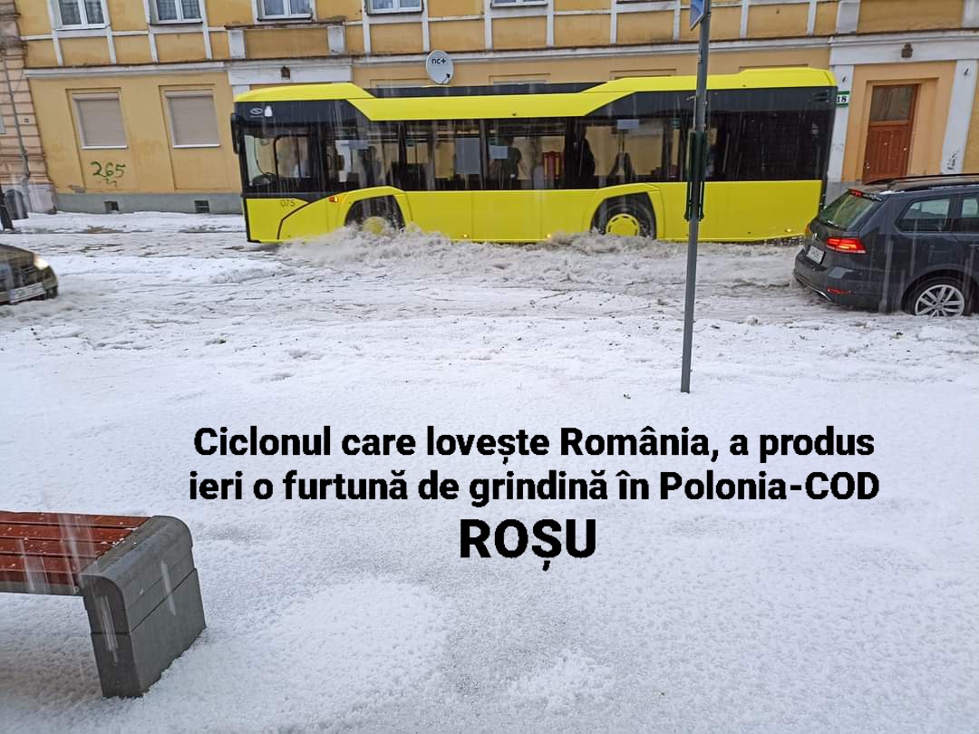 Meteorologii anunță că în perioada 22 - 24 MAI 2024, un ciclon puternic va lovi majoritatea zonelor din România, PLOI, VIJELII ȘI GRINDINĂ