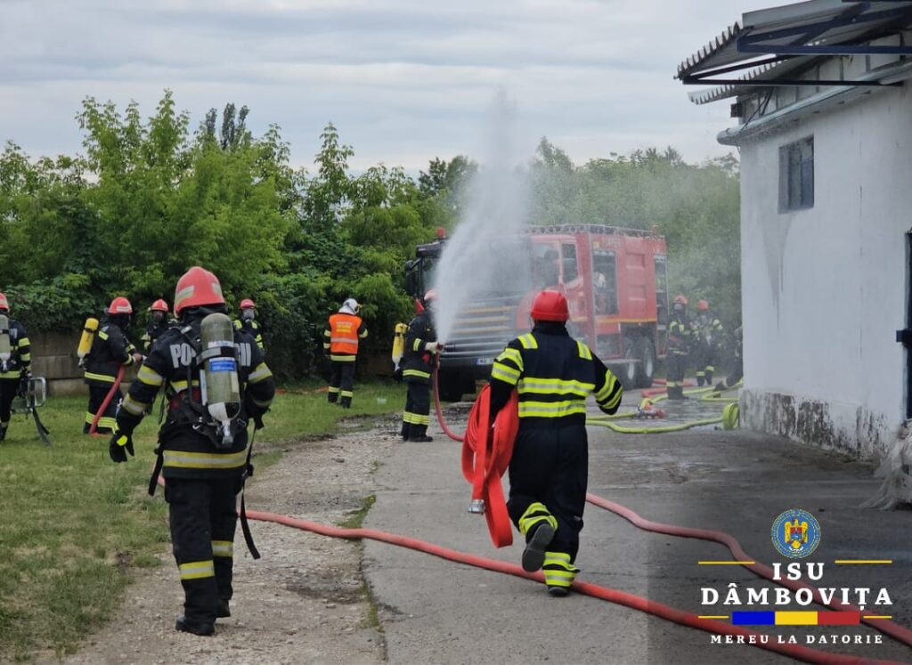 La Doicești, ISU Dâmbovița a desfășurat un exerciţiu de cooperare pentru gestionarea unei situaţii de urgenţă. VIDEO La Doicești, Inspectoratul pentru Situaţii de Urgenţă „Basarab I” al judeţului Dâmbovița a organizat și desfăşurat astăzi,