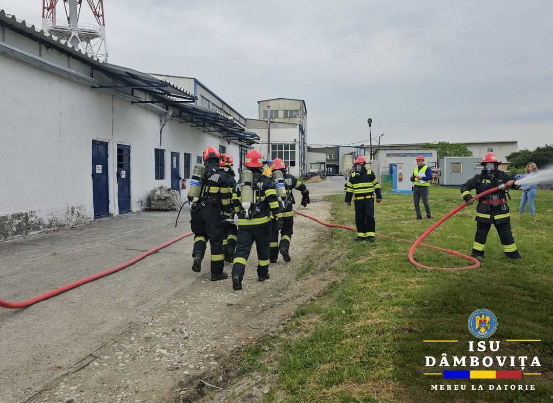 La Doicești, Inspectoratul pentru Situaţii de Urgenţă „Basarab I” al judeţului Dâmbovița a organizat și desfăşurat astăzi,