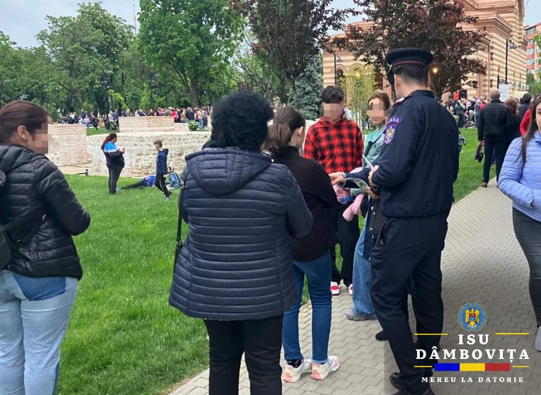 ISU Dâmbovița a intensificat acțiunile de control și informare preventivă la lăcașurile de cult, cu ocazia Sărbătorilor pascale.