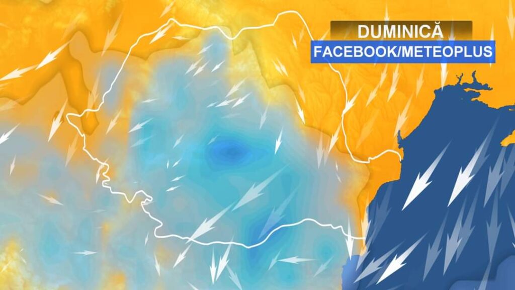 ATENȚIE! Vremea se schimbă radical în intervalul 12 - 17 mai, val de aer rece, ploi, furtuni și  vânt, astăzi, 12 mai