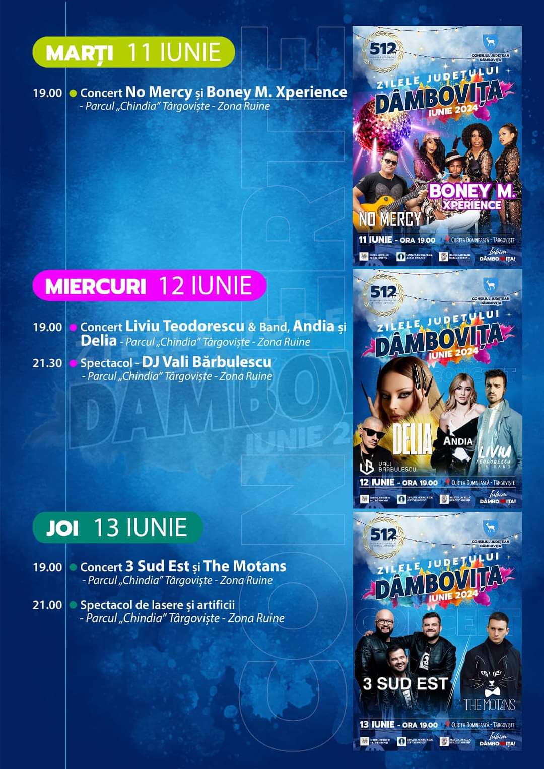 Vineri încep "Zilele județului Dâmbovița", unul dintre cele mai așteptate evenimente din județul nostru, ediția de anul acesta, cu numărul 3, va depăși așteptările tuturor.