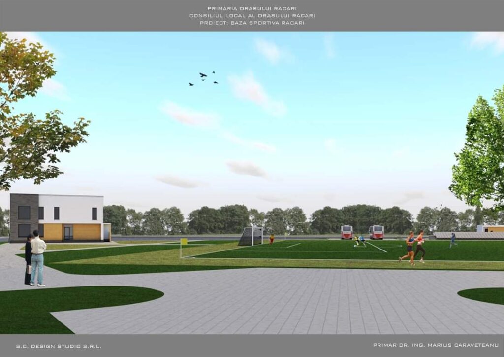 ADEVĂRUL: EXISTĂ PROIECT  de extindere și modernizare a bazei sportive Răcari, administrația locală de la Răcari urmează procedurile legale