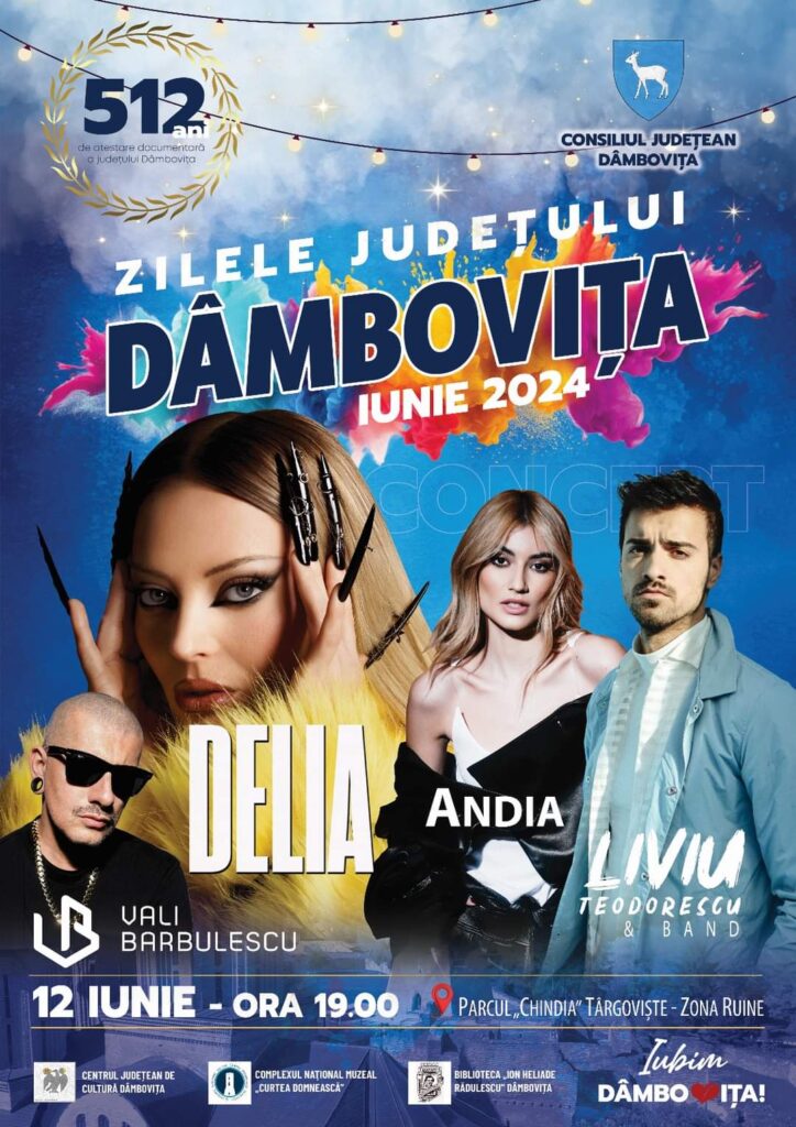 În această seară, concert de excepție în Parcul Chindia: Delia, Andia, Liviu Teodorescu și Vali Bărbulescu În această seară, Parcul Chindia din Zona Ruine va găzdui un eveniment muzical de excepție, începând cu ora 19:00.