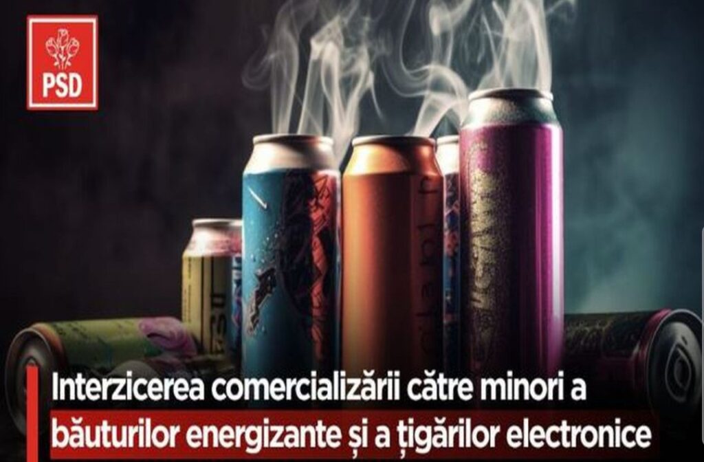 PSD: Este interzisă clar vânzarea către minori a băuturilor alcoolice, băuturilor energizante și a produselor de tutun și produselor conexe