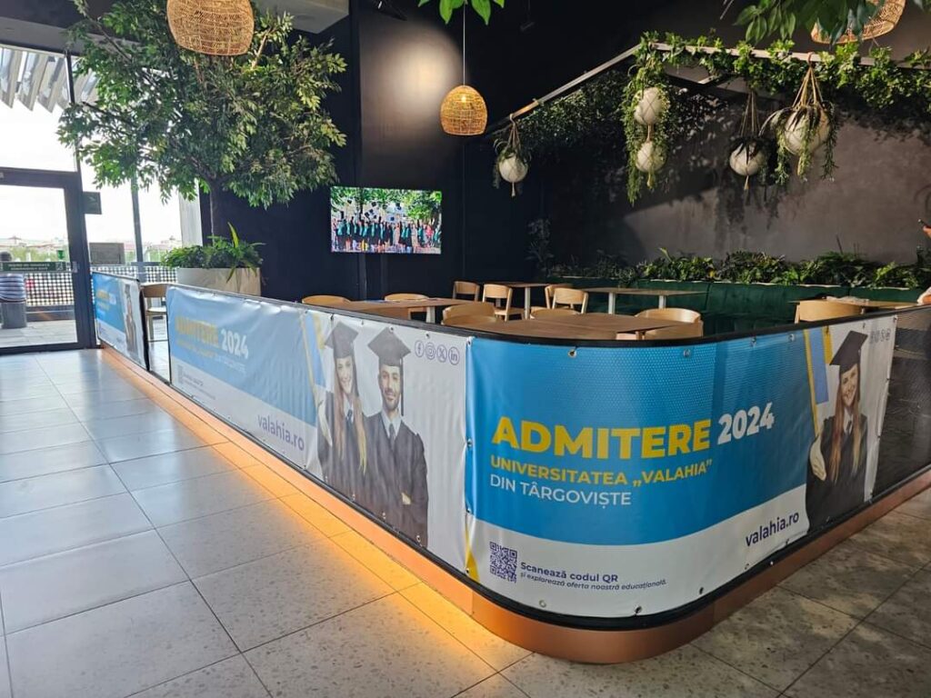 Universitatea „Valahia” din Târgoviște vă așteaptă, în intervalul orar 9:00 – 17:00, la Dâmbovița Mall Universitatea „Valahia” din Târgoviște vă așteaptă, în intervalul orar 9:00 - 17:00, la Dâmbovița Mall , etajul 1, în zona food-court
