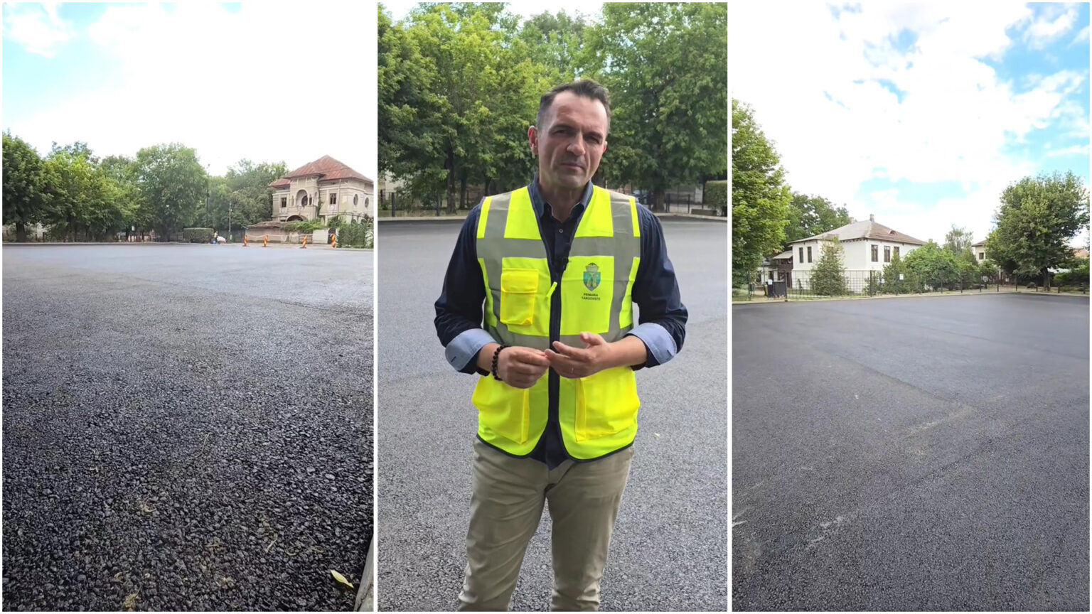 Parcarea de pe strada „Poet Grigore Alexandrescu” din municipiul Târgoviște,  a fost modernizată