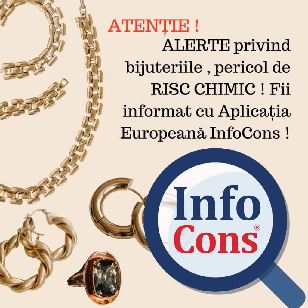  InfoCons Protecția Consumatorilor a emis o avertizare cu privire la riscurile asociate achiziționării bijuteriilor care prezintă un risc chimic.