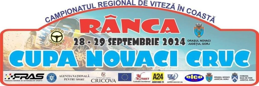 Restricții de circulație pe DN 67C din cauza competiției de automobilism sportiv CUPA Novaci-Rânca 2024.