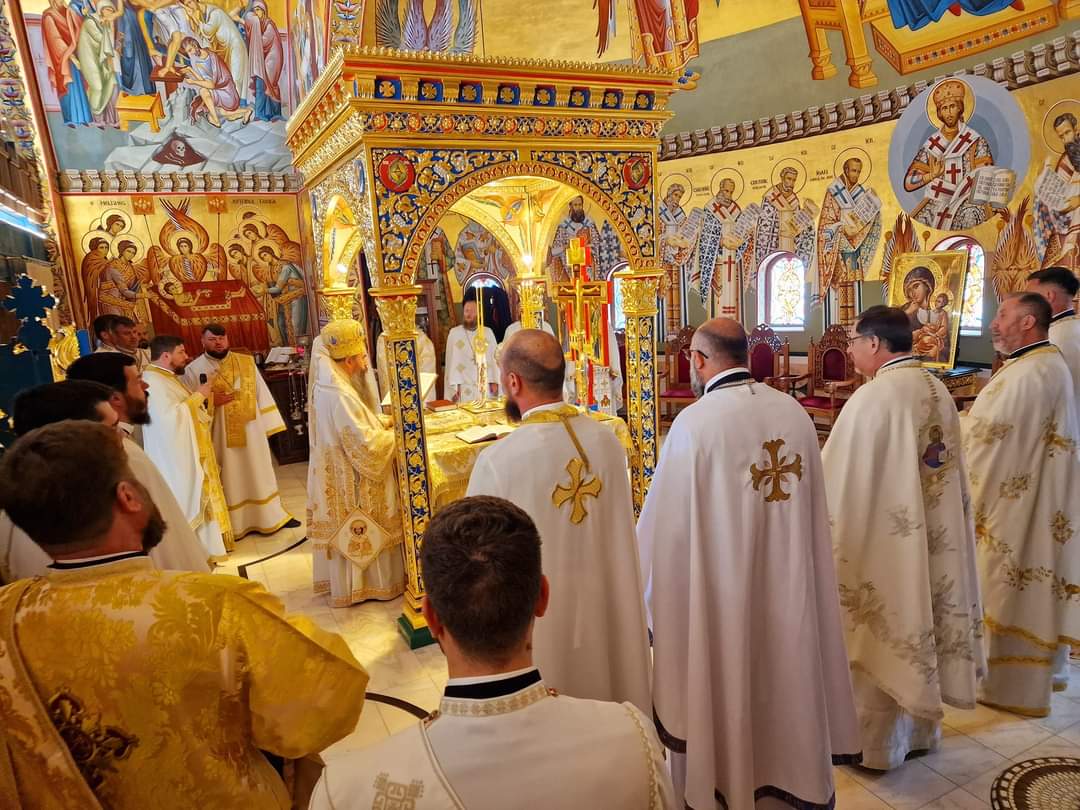 Sărbătoarea Sfântului Ioan Evanghelistul la Mănăstirea Pantocrator.