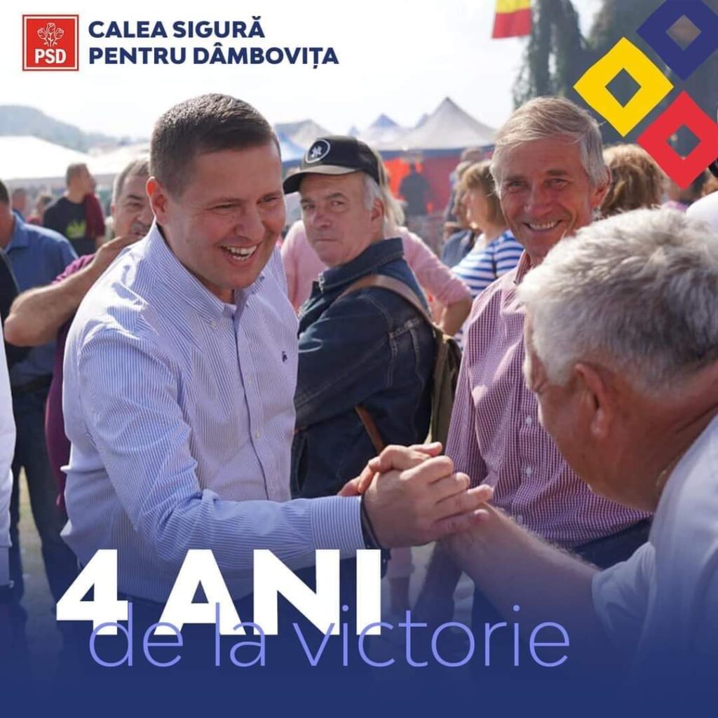 Președintele CJ Dâmbovița, Corneliu Ștefan, face un bilanț la patru ani de când a câștigat mandatul Președintele CJ Dâmbovița, Corneliu Ștefan, a făcut un bilanț la patru ani de la câștigarea mandatului său. A subliniat contribuția tuturor celor implicați