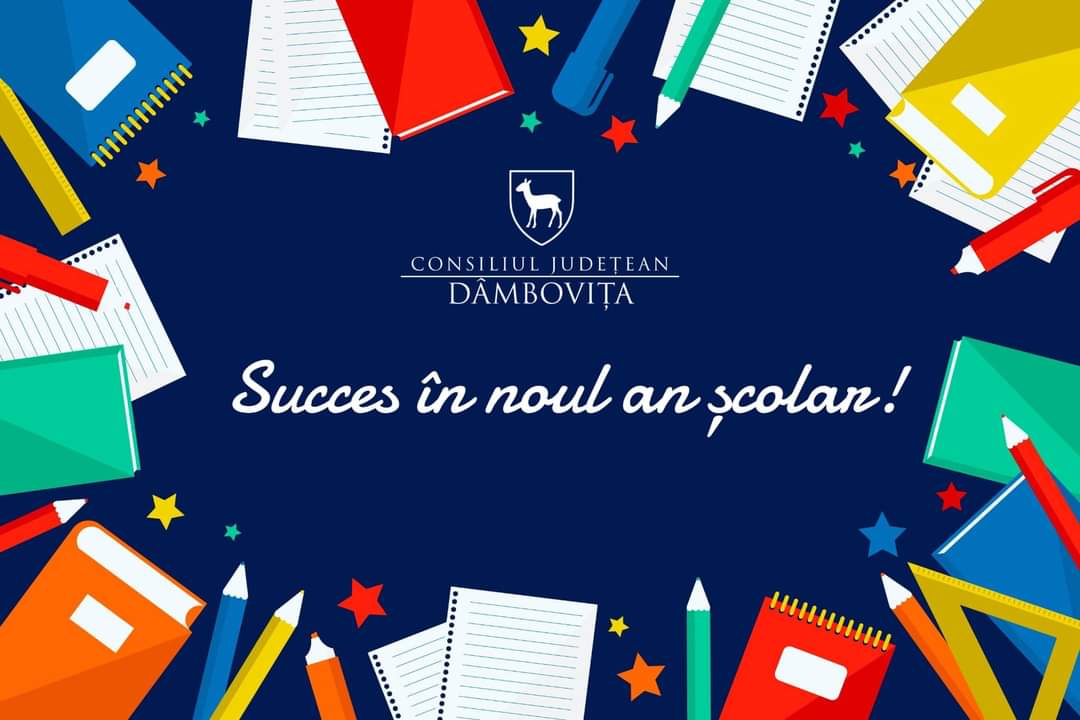 Președintele Consiliului Județean Dâmbovița, Corneliu Ștefan, a transmis un mesaj încurajator cu ocazia începerii noului an școlar, adresându-se atât elevilor, cât și cadrelor didactice.
