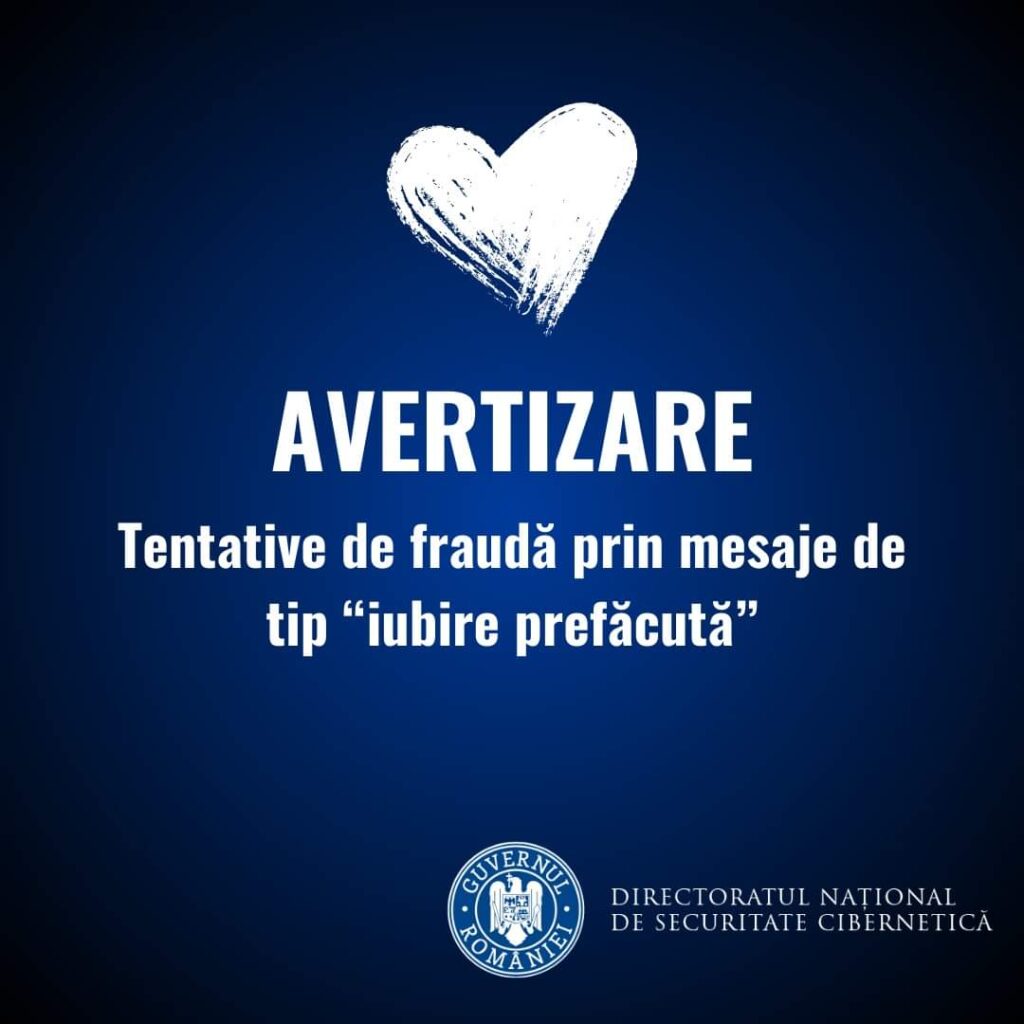 ATENȚIE la tentativele de fraudă de tip "iubire prefăcută", specialiștii în securitate cibernetică avertizează cu privire la pericolele ascunse în spatele unor identități false pe rețelele de socializare și în mesajele online.