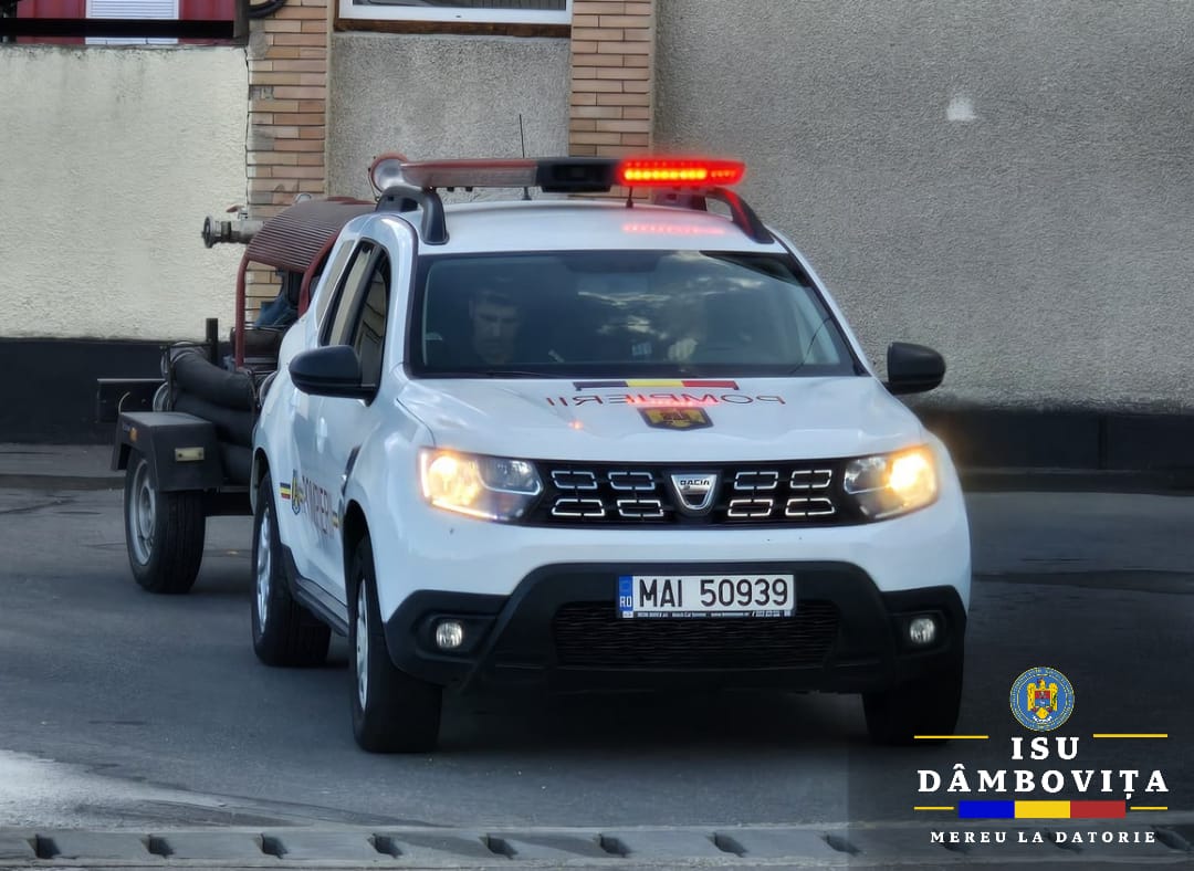 În urma fenomenelor meteo extreme care au afectat județul Galați, Inspectoratul pentru Situații de Urgență (ISU) „Basarab I” al județului Dâmbovița