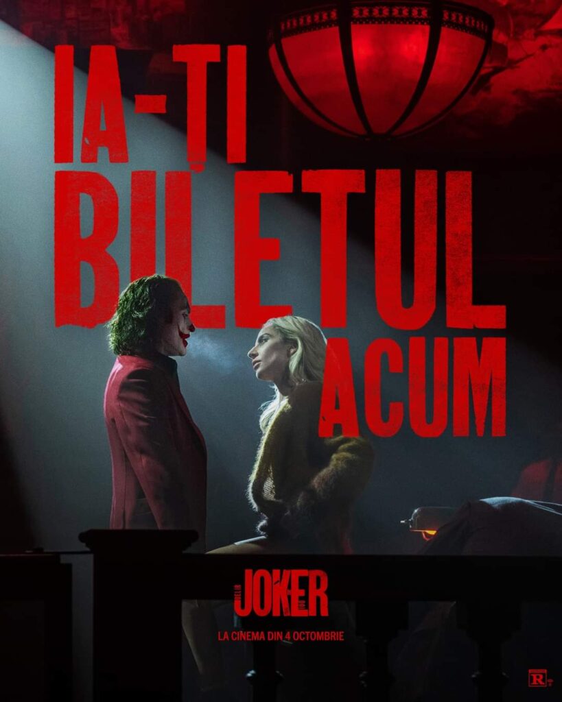 Cinema Independența din Târgoviște oferă o experiență cinematografică de neuitat, prezentând în premieră filmul "Joker: Delir în doi".