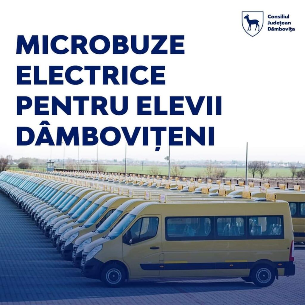 CJ  Dâmbovița a lansat  o inițiativă ambițioasă pentru îmbunătățirea transportului elevilor navetiști, prin achiziționarea de microbuze moderne și ecologice.