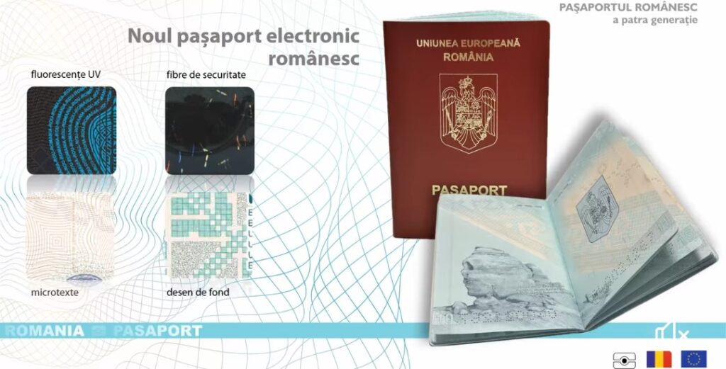 Începând cu data de 4 septembrie 2024, a fost pus în circulației noul pașaport electronic românesc Începând cu data de 4 septembrie 2024, a fost pus în circulației noul pașaport electronic românesc. Direcția Generală de Pașapoarte