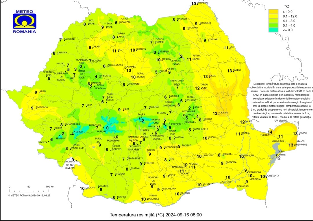 Temperaturile au scăzut brusc sub pragul de îngheț în mai multe zone montane din România, creând condiții de iarnă în toiul lunii septembrie.