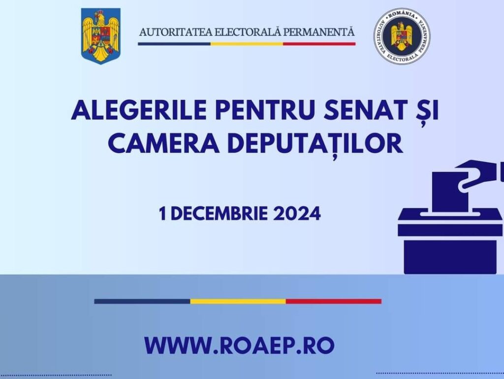 Alegerile Parlamentare 2024: Campania electorală va începe pe 1 noiembrie, ora 00:00 și se va încheia pe 30 noiembrie, ora 7:00 Alegerile parlamentare din 2024,  sunt programate pe 1 decembrie. Campania electorală va începe pe 1 noiembrie, ora 00:00