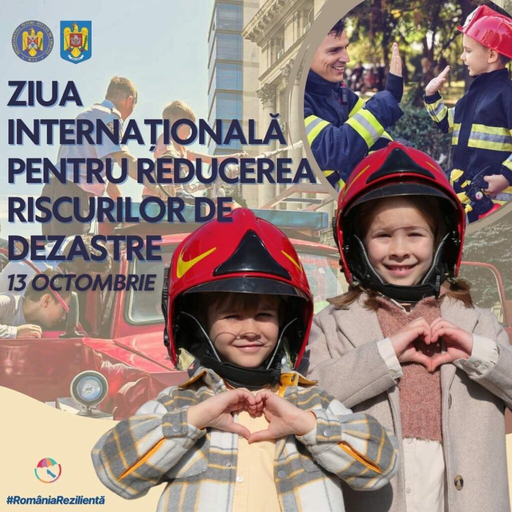 Ziua Internațională a Reducerii Riscurilor de Dezastre este sărbătorită de ISU Dâmbovița printr-o serie amplă de acțiuni Ziua Internațională a Reducerii Riscurilor de Dezastre este sărbătorită de ISU Dâmbovița printr-o serie amplă de acțiuni în colaborare cu autoritățile locale și instituțiile de învățământ.