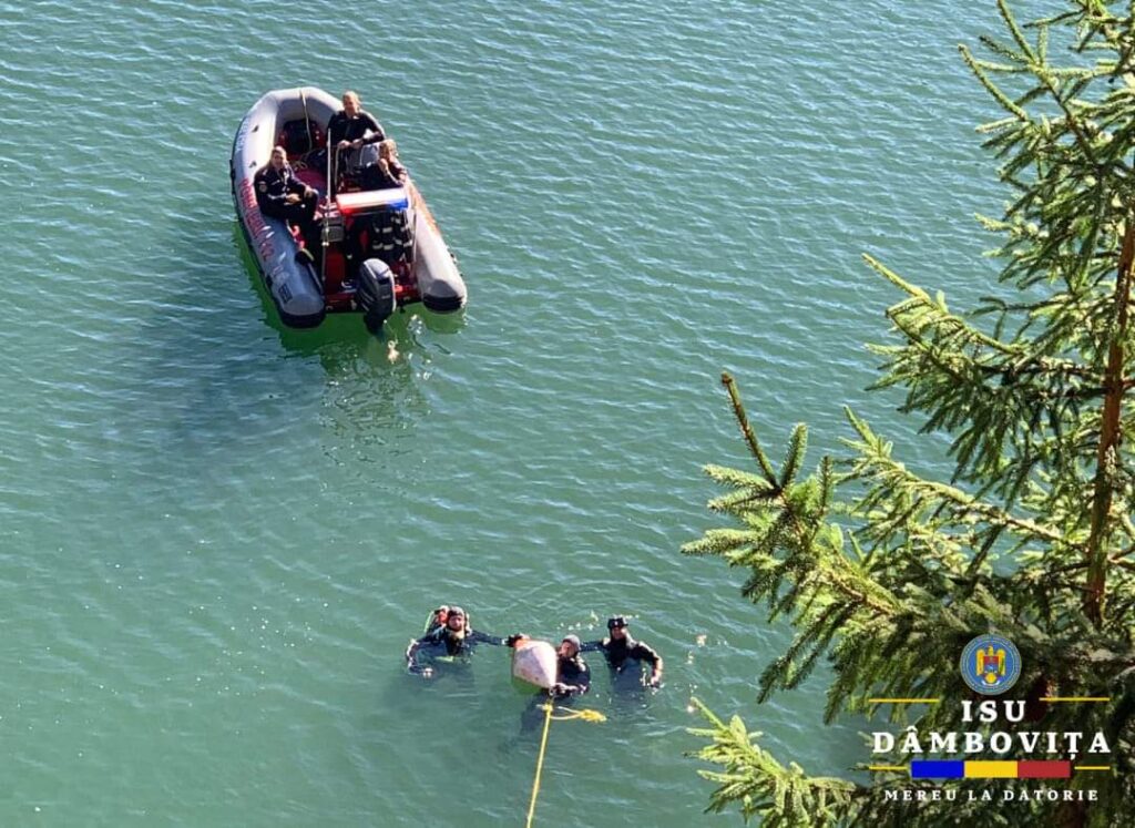 Scafandrii Inspectoratului pentru Situații de Urgență Basarab I al județului Dâmbovița au participat săptămâna aceasta