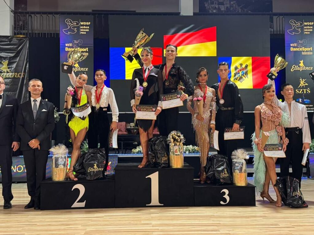 România, vicecampioană mondială la dans sportiv, perechea tricoloră Sabin Alexandru Marian și Dediu Alessandra Maria