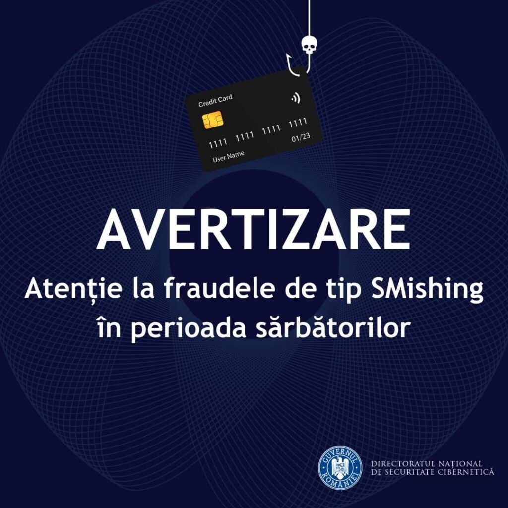 Atenție,  pericolele online sunt din ce în ce mai sofisticate, iar SMISHING (frauda prin mesaje SMS) este una dintre cele mai comune metode de atac.