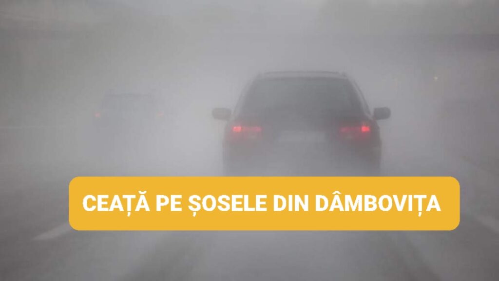 Atenționare privind condițiile de trafic rutier în România - Ceață.