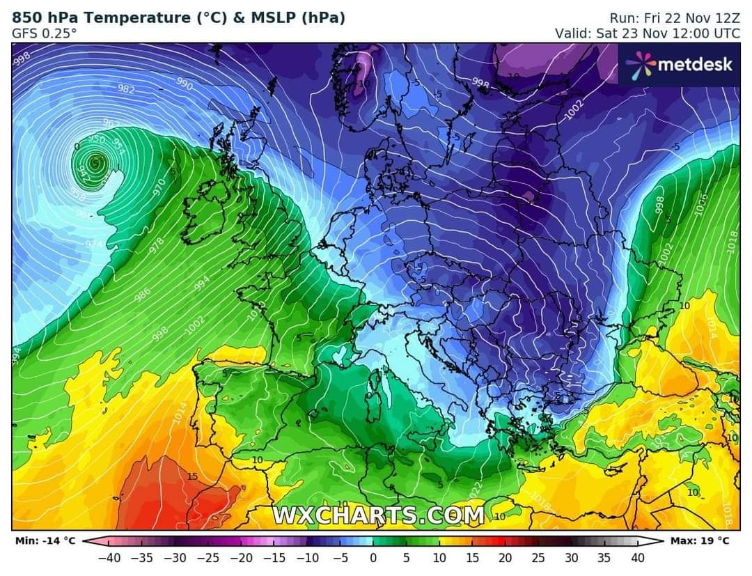 ATENȚIE ! Astăzi, vreme deosebit de rece și vânt puternic în sudul și sud-estul României, inclusiv în tot județul Dâmbovița , un front rece