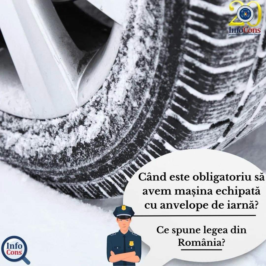 AVERTISMENT: Schimbă-ți anvelopele acum, pregătește-te pentru iarnă și evită riscurile drumurilor alunecoase.