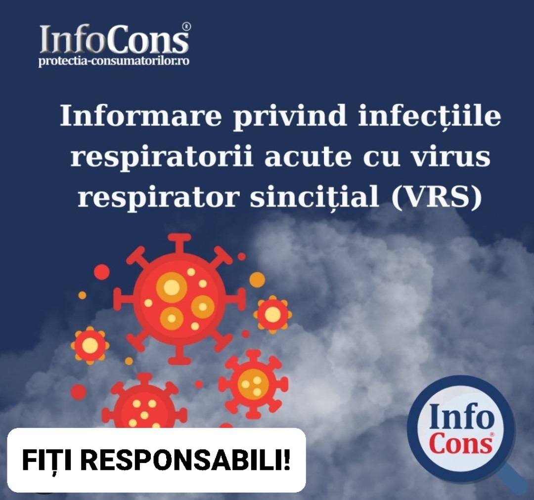 Avertismentul Societății Române de Pneumologie: Virusul Sincițial Respirator, o afecțiune virală extrem de contagioasă, poate produce simptome ce pot dura pana la 2-3 luni.
