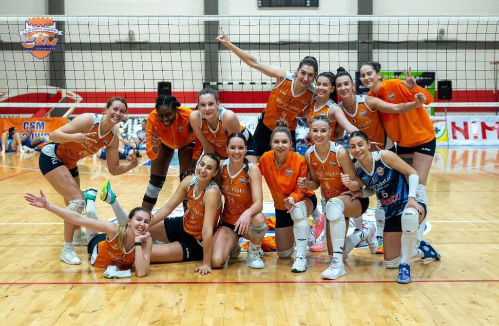 Echipa de volei a CSM Târgoviște a reușit o performanță deosebită aseară, învingând-o cu 3-0 pe GEN-I Volley Nova Gorica