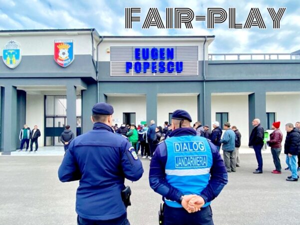 Jandarmii dâmbovițeni vor asigura măsurile de ordine publică, marți, 3 decembrie a.c., începând cu ora 18:00, pe stadionul „Eugen Popescu”