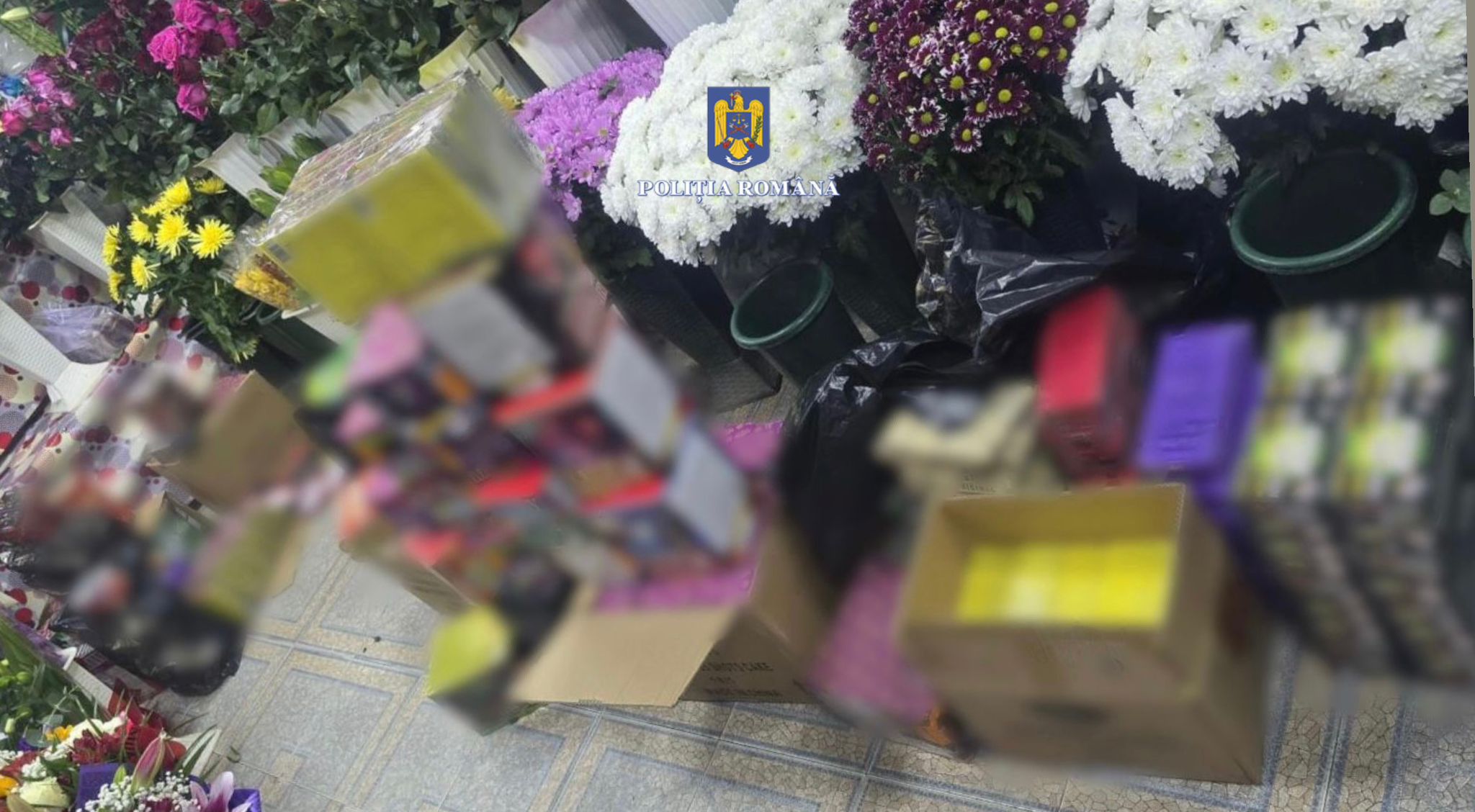 600 de kilograme de petarde vândute ilegal de o florăreasă din Târgoviște .